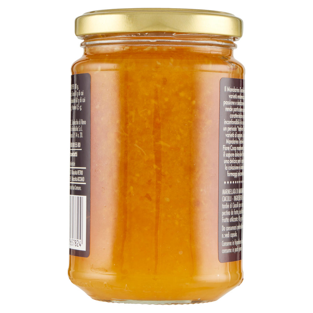 MARMELLATA DI MANDARINO TARDIVO DI CIACULLI FIOR FIORE COOP VASO VETRO G 360 - 1