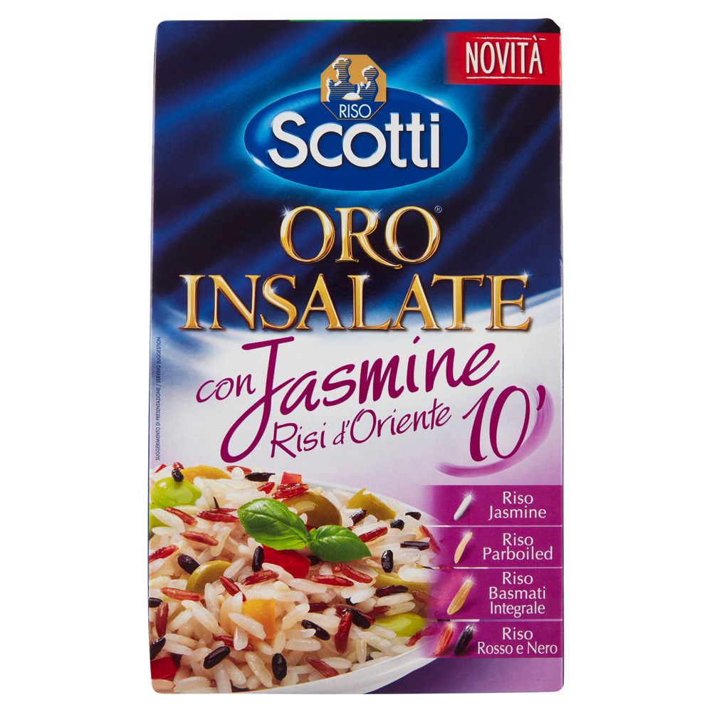 ORO INSALATE CON JASMINE RISI D'ORIENTE 10' SCOTTI KG. 0,8 - 0