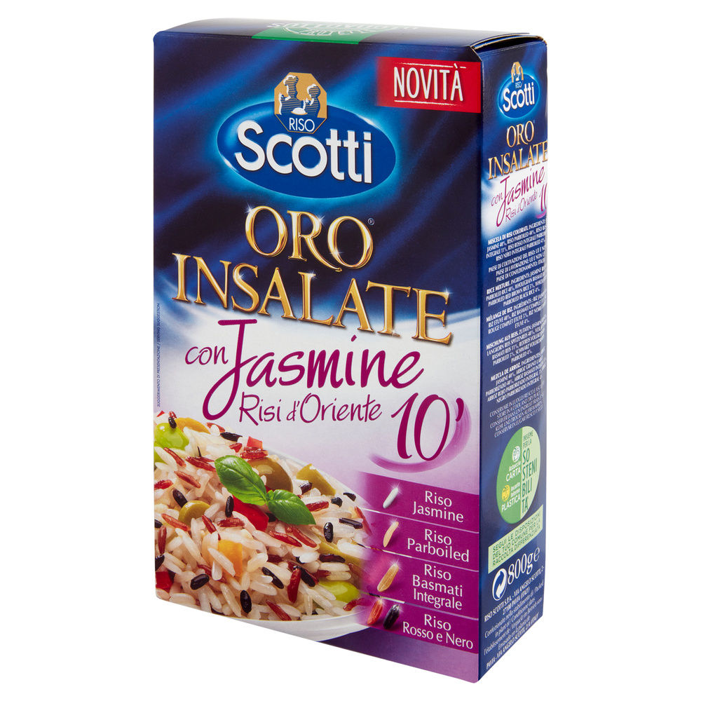 ORO INSALATE CON JASMINE RISI D'ORIENTE 10' SCOTTI KG. 0,8 - 3