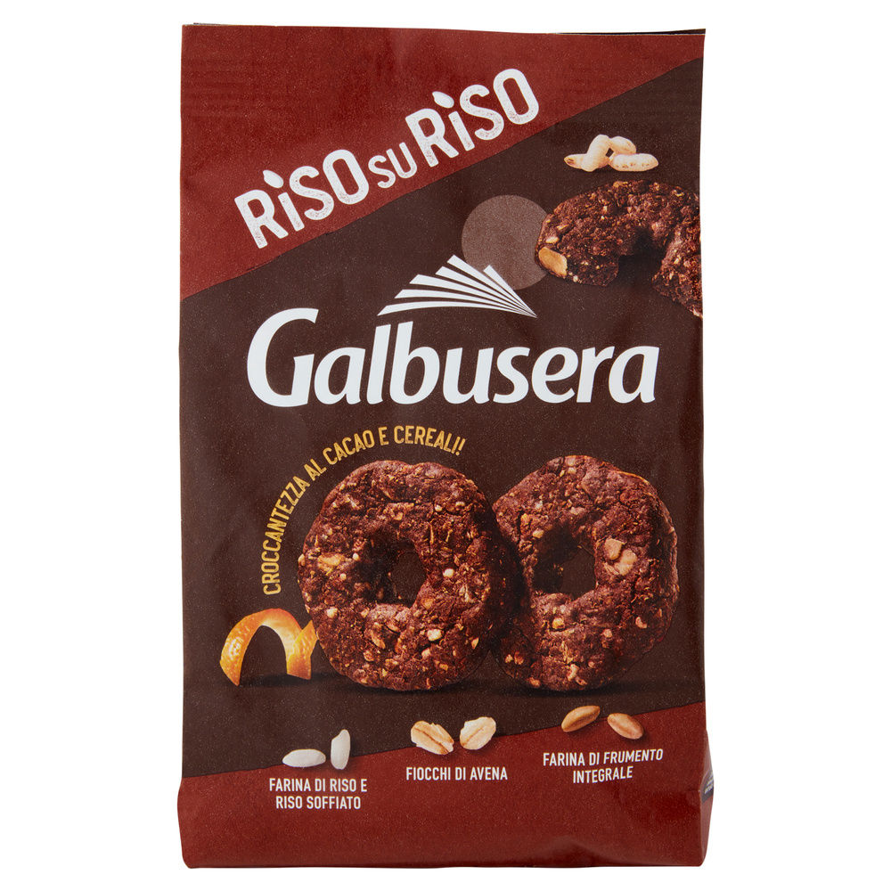 BISCOTTI RISOSURISO CEREALI/CACAO GALBUSERA G 290 - 2