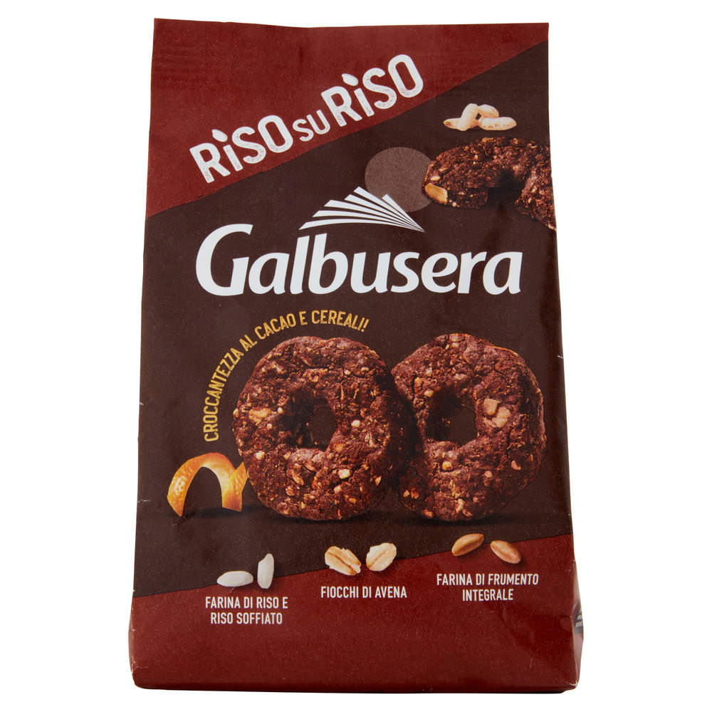 BISCOTTI RISOSURISO CEREALI/CACAO GALBUSERA G 290 - 8