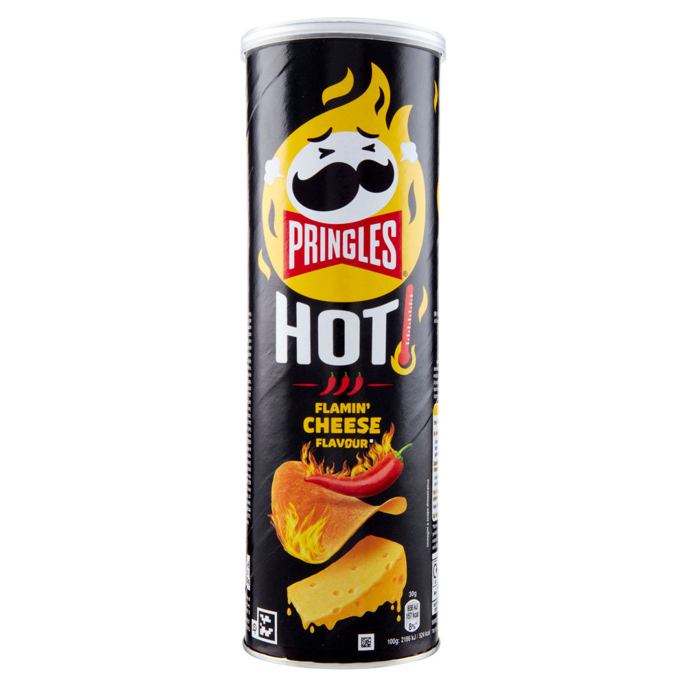 PATATINE HOT FLAMIN CHEESE PRINGLES G 160 - 7