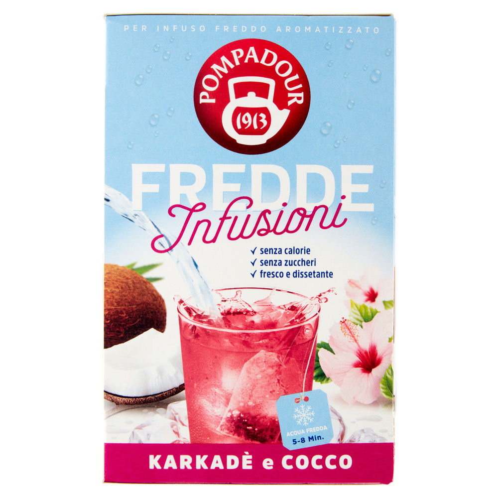 INFUSIONI FREDDE KARKADE' E COCCO 18 FILTRI POPADOUR G 45 - 0
