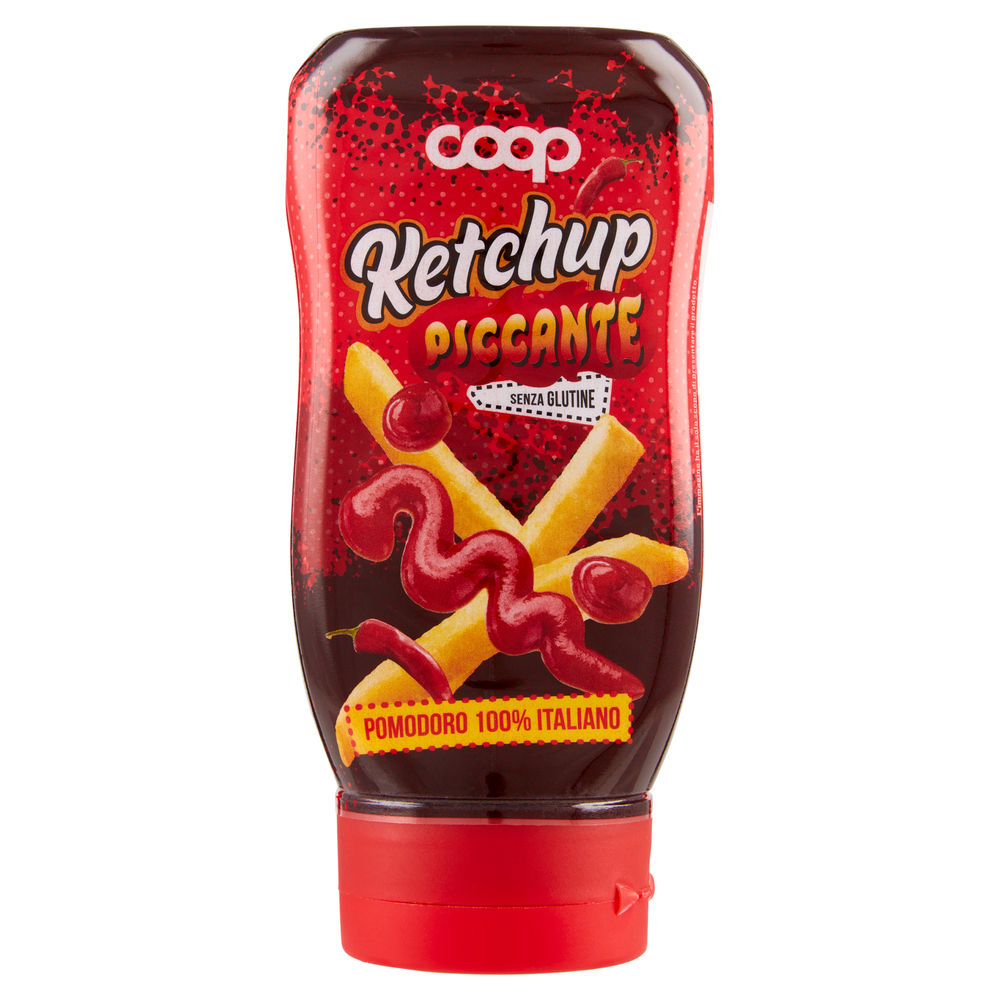 KETCHUP PICCANTE FLACONE SQUEEZE COOP G 280 - 0