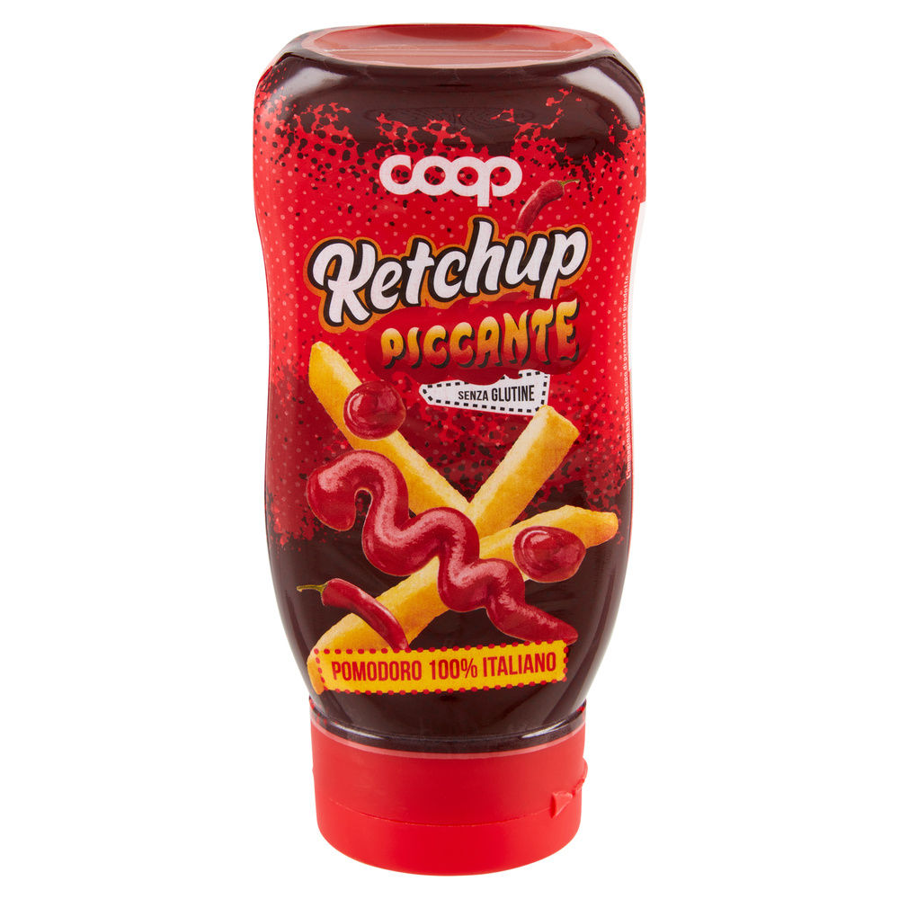 KETCHUP PICCANTE FLACONE SQUEEZE COOP G 280 - 2