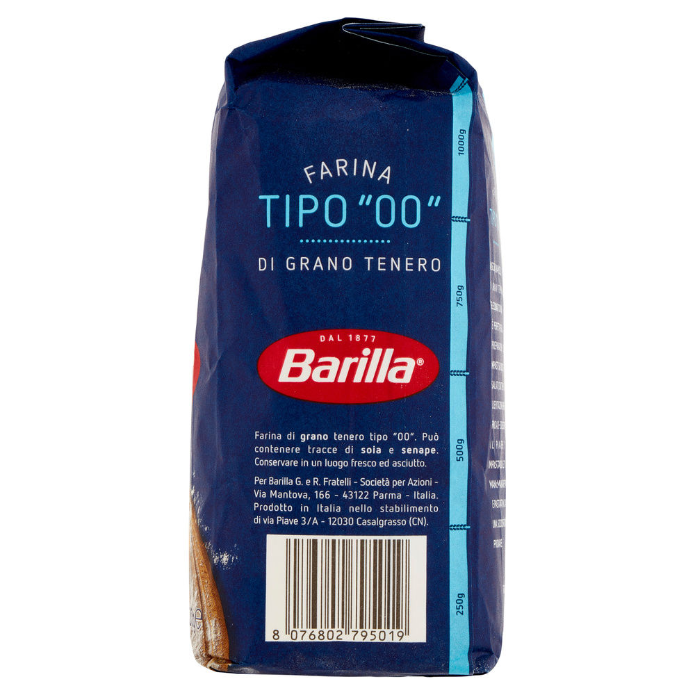 FARINA TIPO 00 DI GRANO TENERO BARILLA SACCHETTO  KG.1 - 7