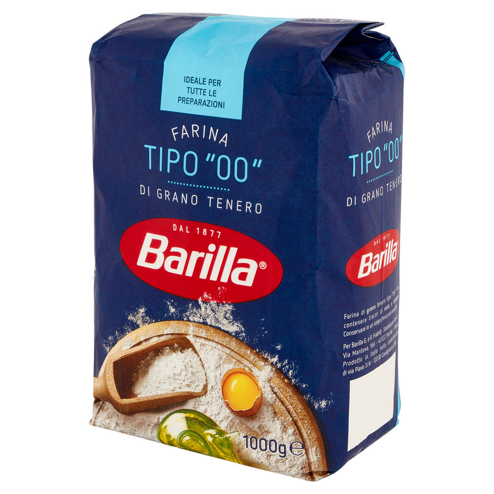 FARINA TIPO 00 DI GRANO TENERO BARILLA SACCHETTO  KG.1 - 6