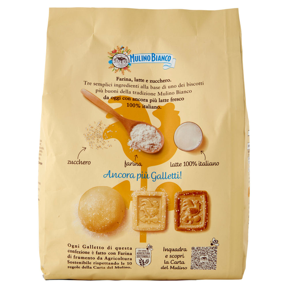 BISCOTTI GALLETTI MULINO BIANCO BARILLA SACCHETTO G 800 - 1