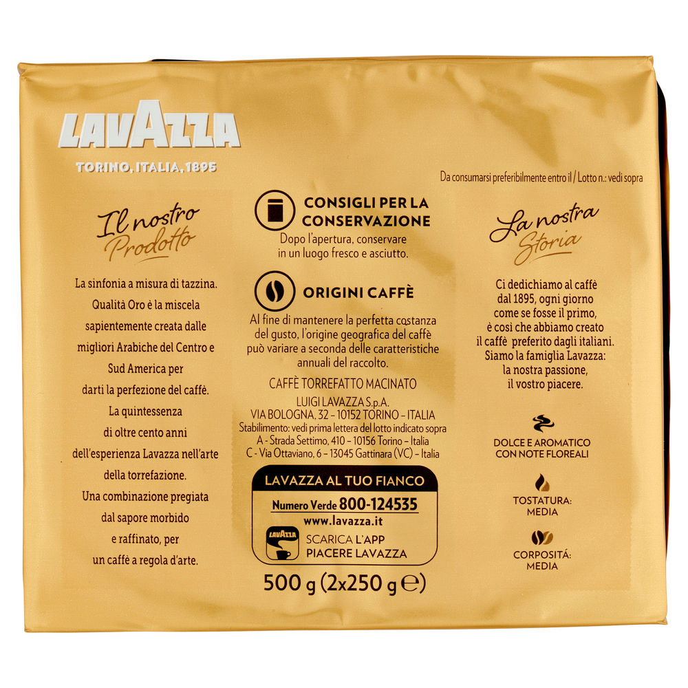 CAFFE' LAVAZZA ORO MACINATO INC. G 250X2 - 1