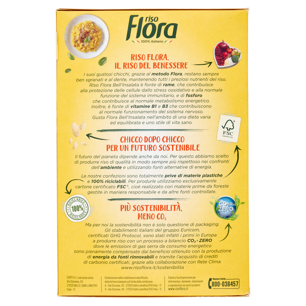 RISO FLORA BELL'INSALATA SCATOLA KG.1 - 1