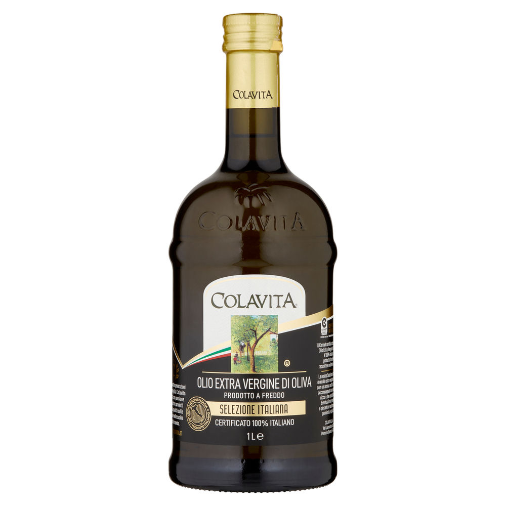 OLIO EXTRAVERGINE OLIVA COLAVITA 100% ITALIANO BTG. LT.1 - 0