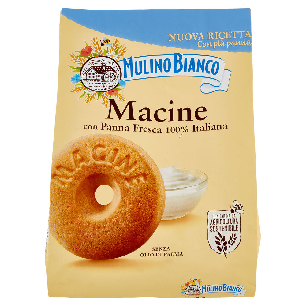 Biscotti macine mulino bianco barilla c/panna sacchetto g 800