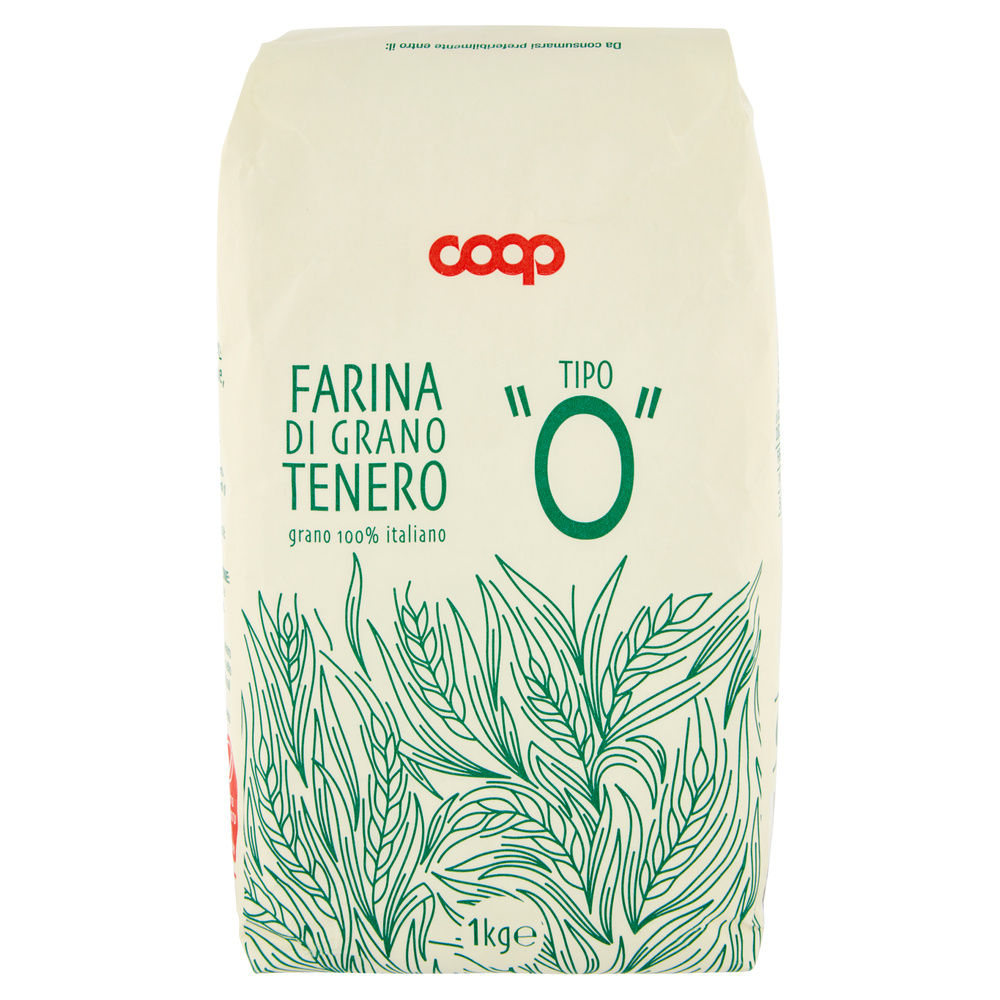 FARINA DI GRANO TENERO TIPO 0 COOP 100% ITA KG.1 - 3