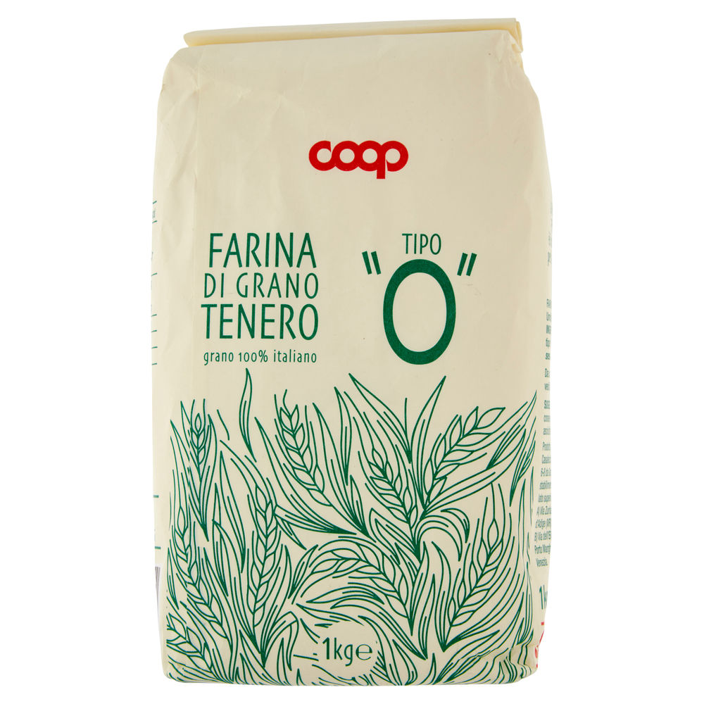 FARINA DI GRANO TENERO TIPO 0 COOP 100% ITA KG.1 - 1