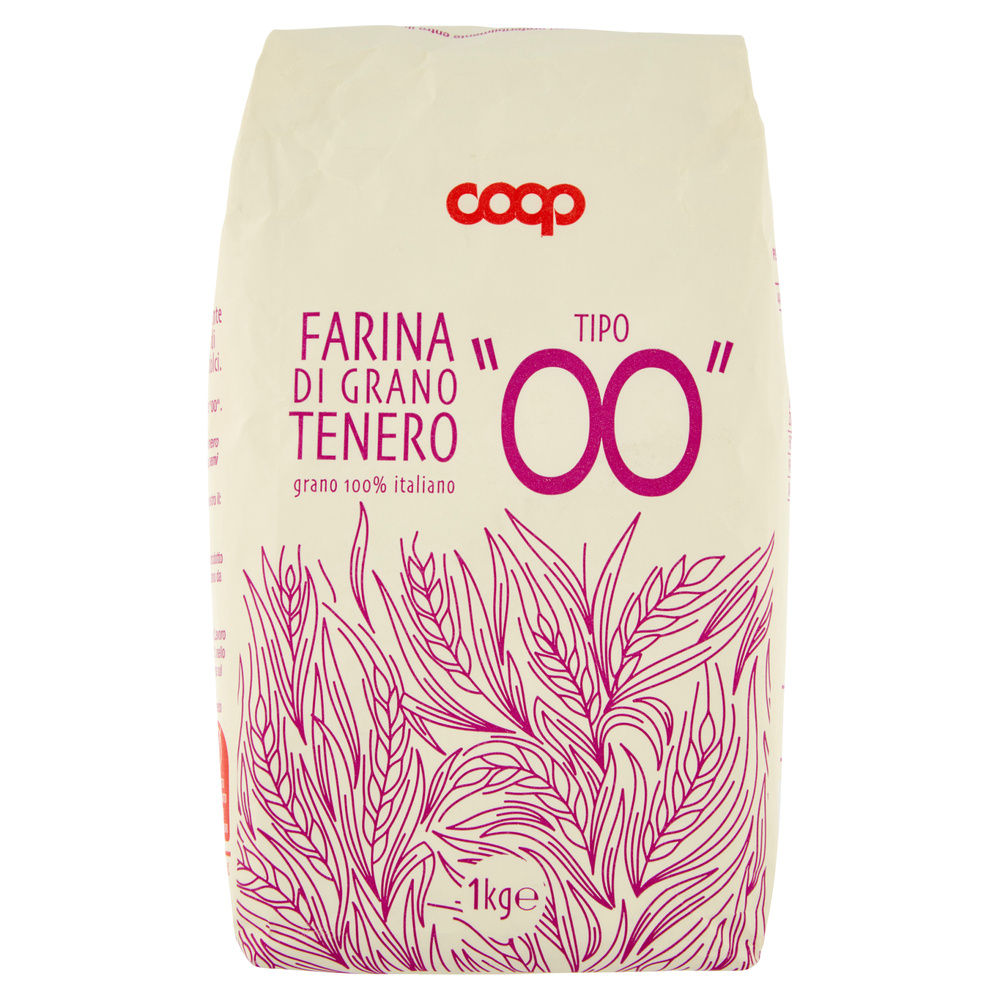 FARINA DI GRANO TENERO TIPO 00 COOP 100%ITA KG.1 - 4