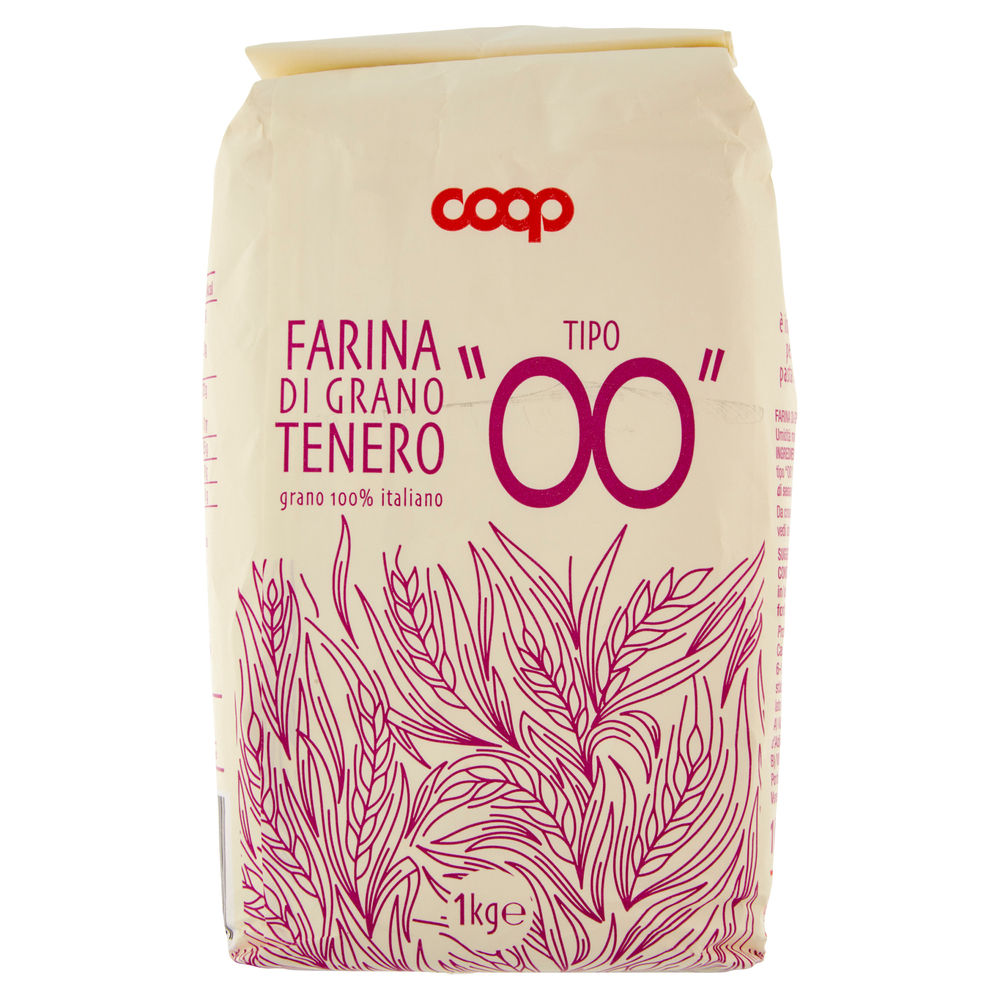 FARINA DI GRANO TENERO TIPO 00 COOP 100%ITA KG.1 - 1