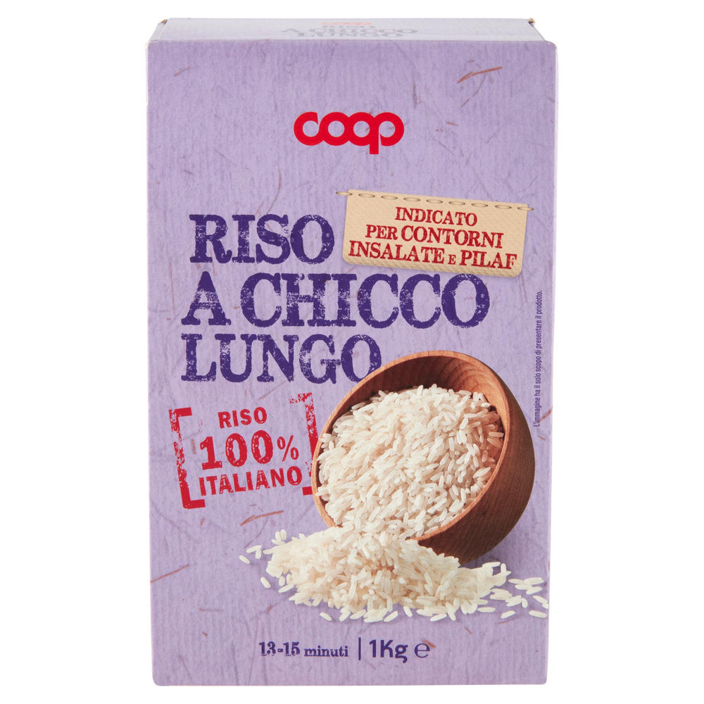 RISO A CHICCO LUNGO B COOP SOTTOVUOTO KG 1 - 7