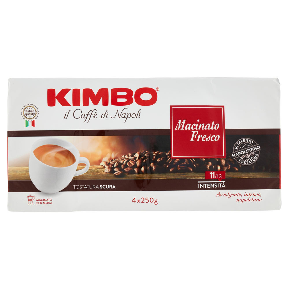 CAFFE'' KIMBO MACINATO FRESCO  MPK. G 250X4 - 2