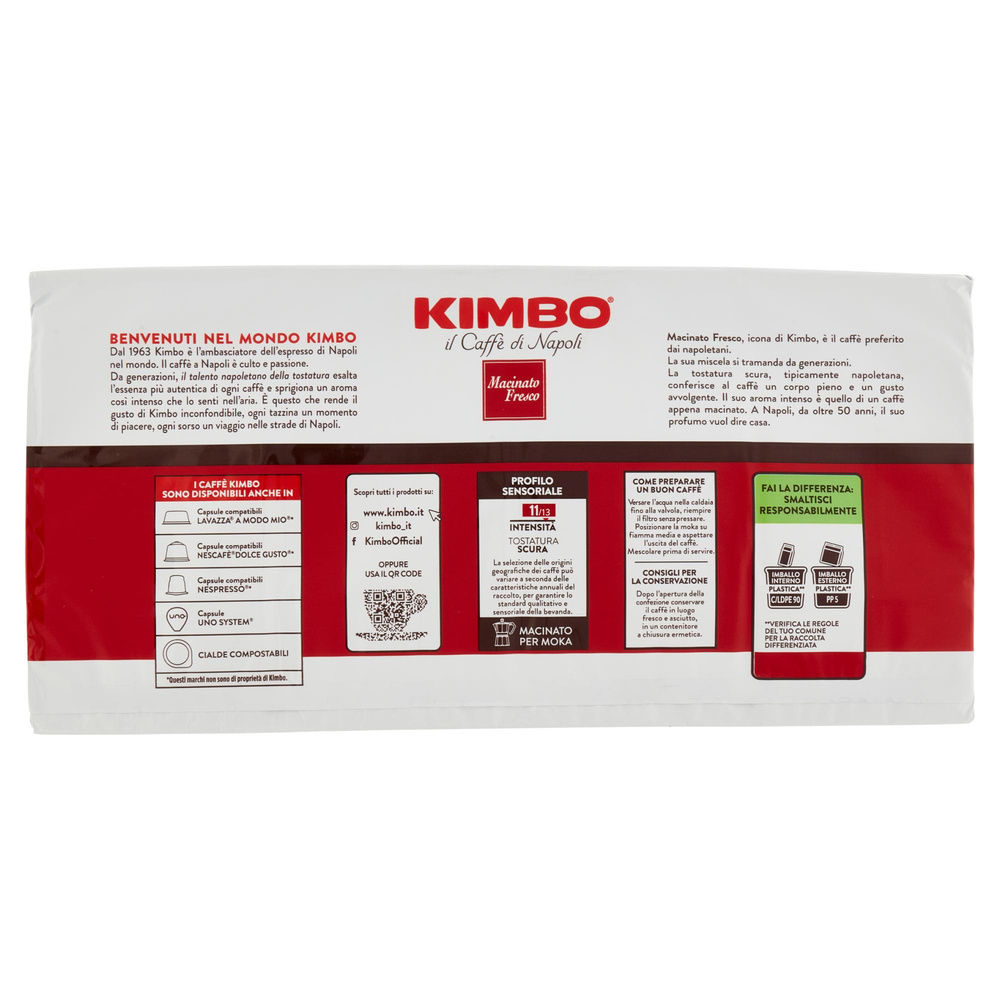 CAFFE'' KIMBO MACINATO FRESCO  MPK. G 250X4 - 1