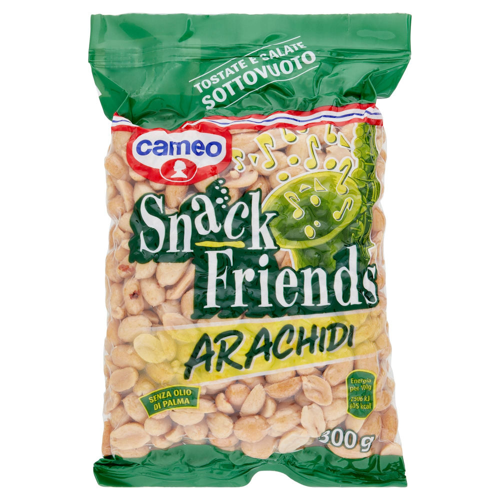 Arachidi snack friends cameo s/v tostate e salate bs. g 300