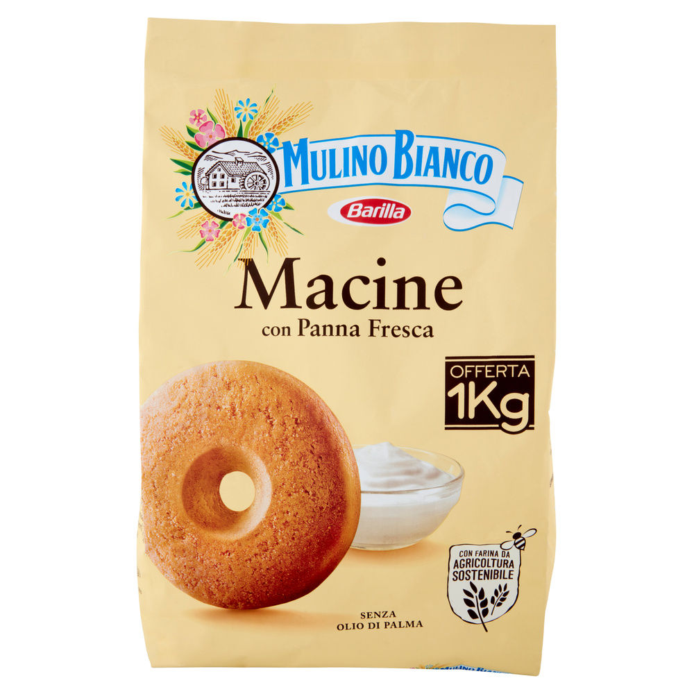 BISCOTTI MACINE MULINO BIANCO BARILLA SACCHETTO  KG.1 - 8