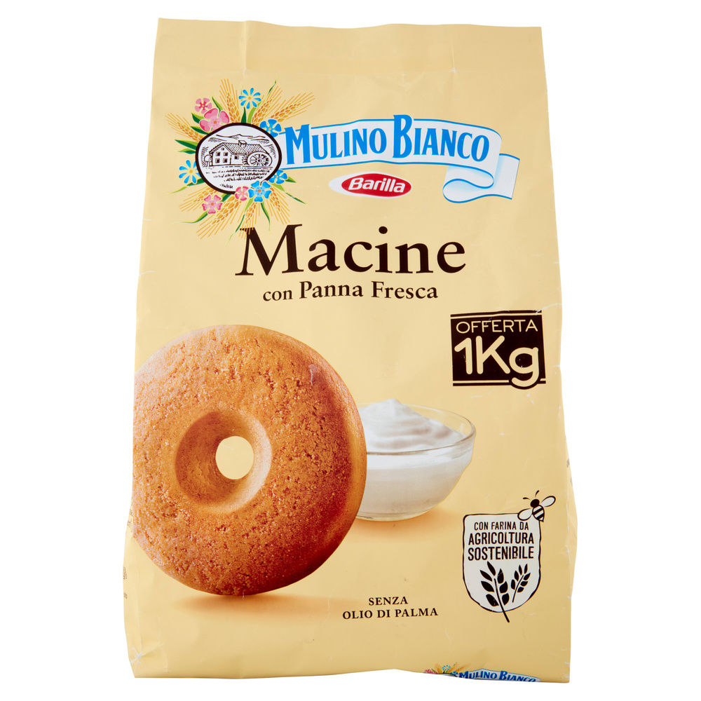 BISCOTTI MACINE MULINO BIANCO BARILLA SACCHETTO  KG.1 - 6