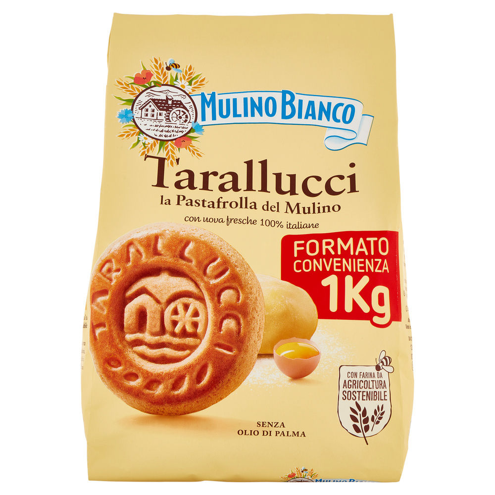 BISCOTTI TARALLUCCI MULINO BIANCO BARILLA SACCHETTO KG.1 - 0