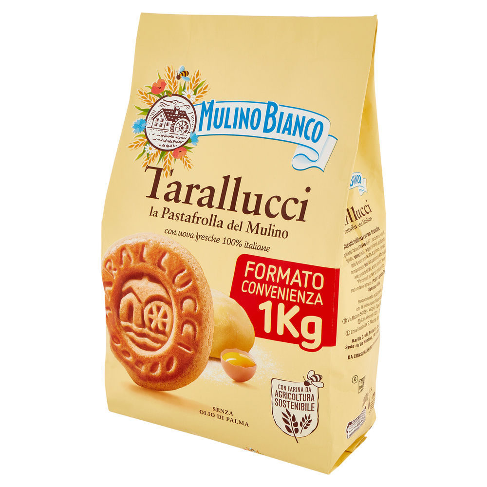 BISCOTTI TARALLUCCI MULINO BIANCO BARILLA SACCHETTO KG.1 - 16