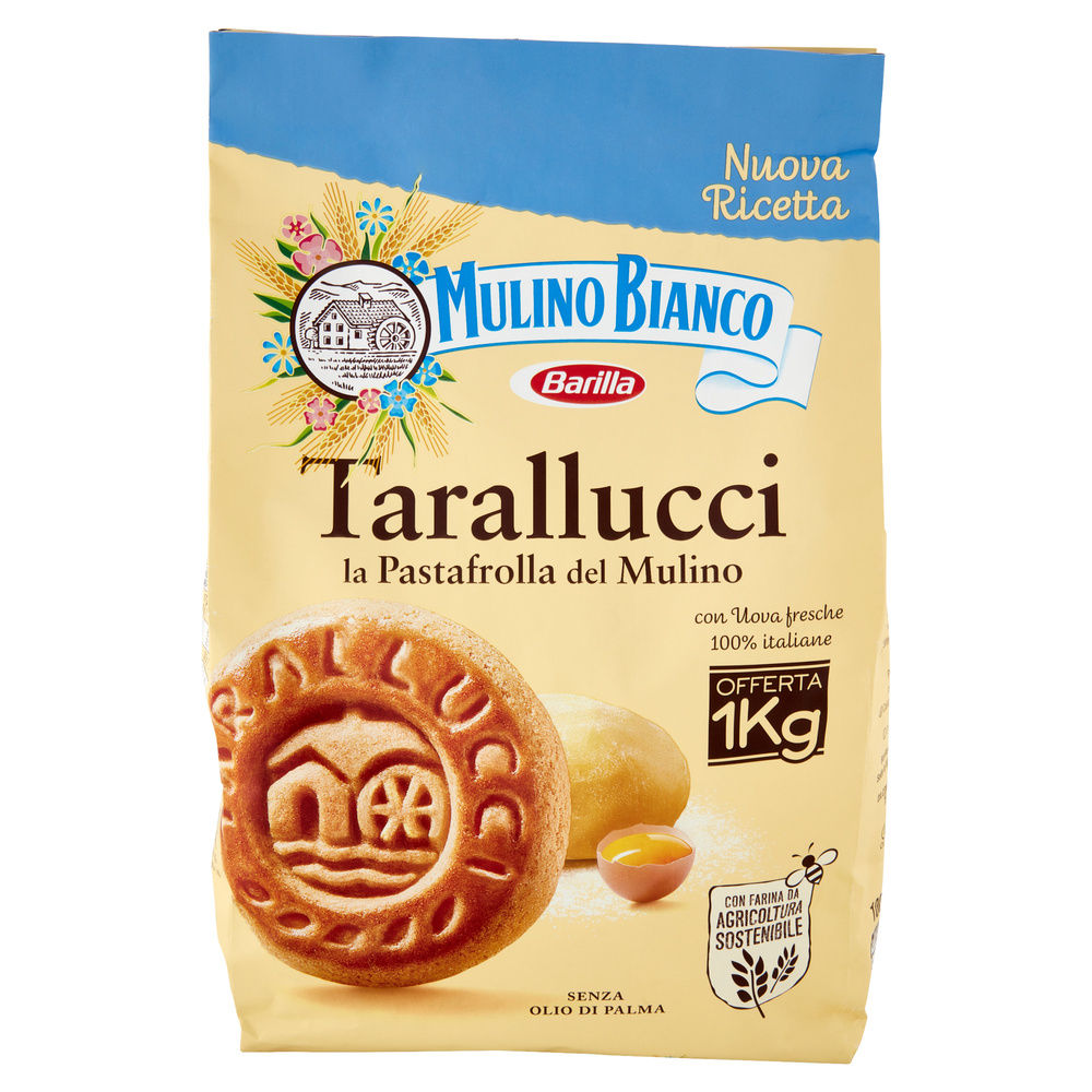BISCOTTI TARALLUCCI MULINO BIANCO BARILLA SACCHETTO KG.1 - 9