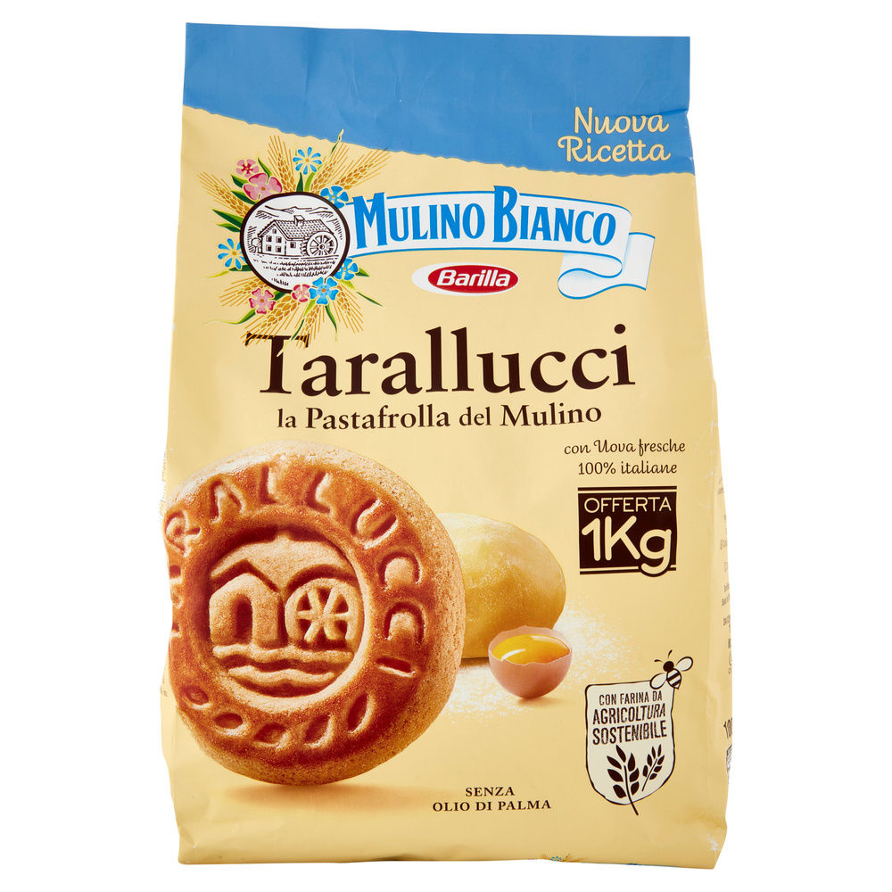 BISCOTTI TARALLUCCI MULINO BIANCO BARILLA SACCHETTO KG.1 - 8