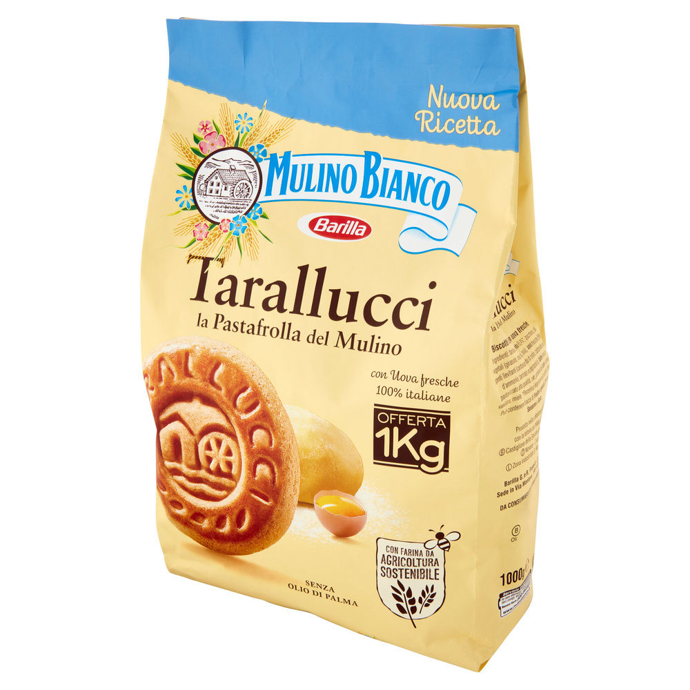 BISCOTTI TARALLUCCI MULINO BIANCO BARILLA SACCHETTO KG.1 - 7
