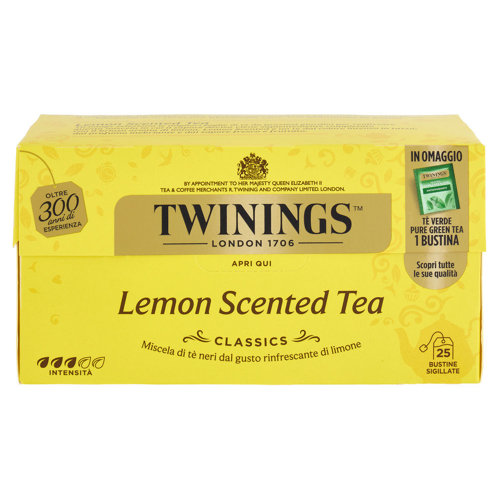 TEA TWININGS LEMON SCENTED SCATOLA 25 FL. G 50 - 2