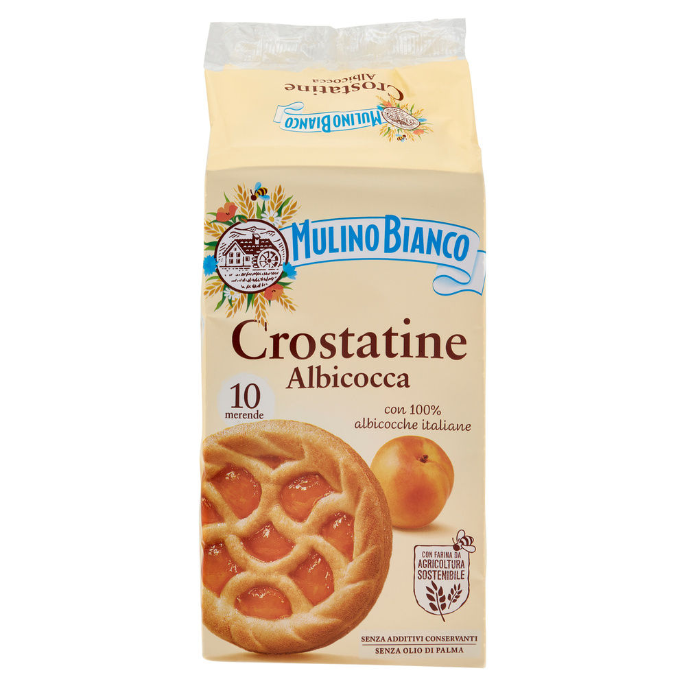 MERENDINE LA CROSTATINA M.BIANCO BARILLA ALBICOCCA INCARTO X10 G.400 - 8