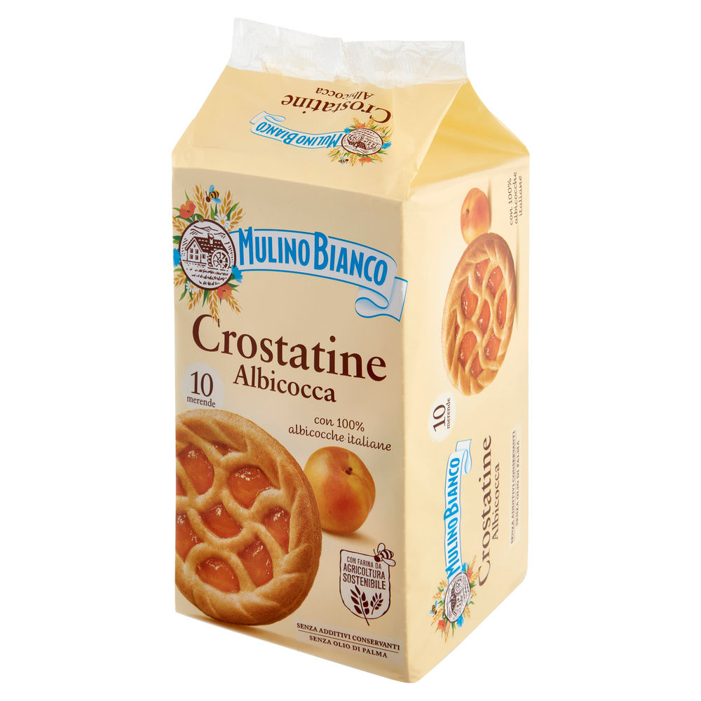 MERENDINE LA CROSTATINA M.BIANCO BARILLA ALBICOCCA INCARTO X10 G.400 - 7