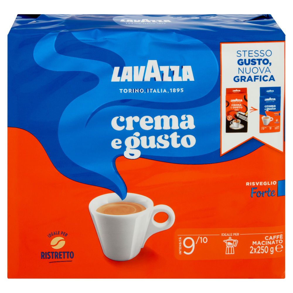 CAFFE' LAVAZZA CREMA & GUSTO FORTE MAC.G 250X2 - 2