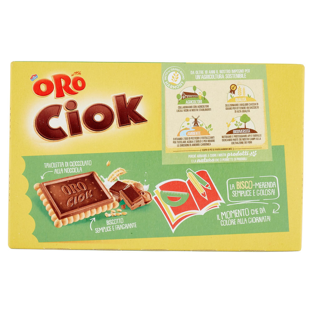 BISCOTTI ORO CIOK ALLA NOCCIOLA SAIWA  INCARTO G 250 - 1