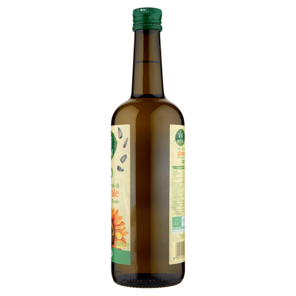 OLIO DI GIRASOLE BIO VIVIVERDE 100% ITALIANO COOP ML 750 - 2