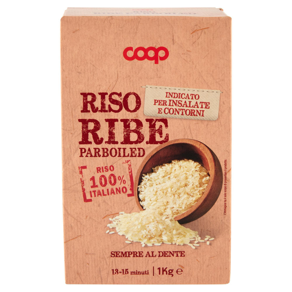 RISO RIBE PARBOILED COOP SOTTOVUOTO SCATOLA KG.1 - 3