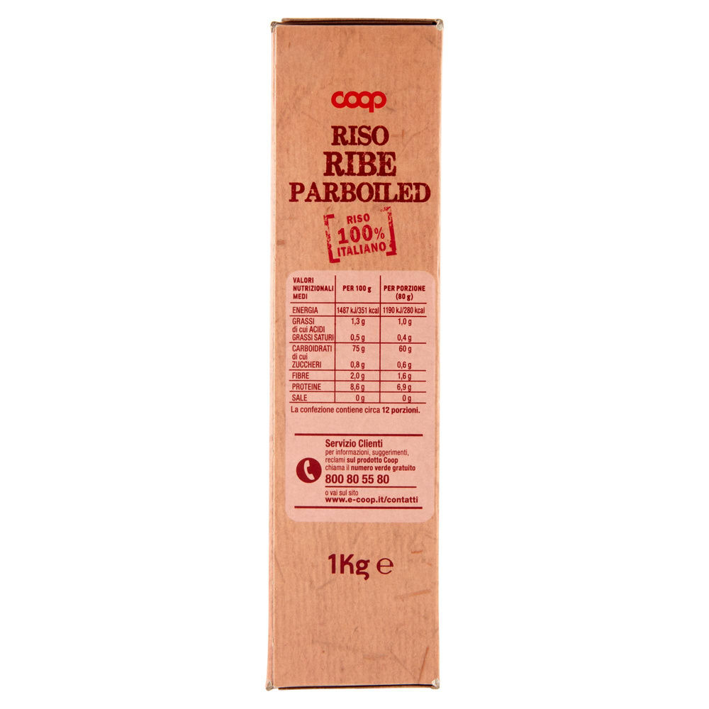 RISO RIBE PARBOILED COOP SOTTOVUOTO SCATOLA KG.1 - 4