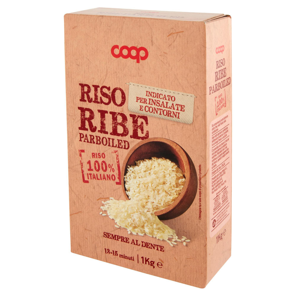 RISO RIBE PARBOILED COOP SOTTOVUOTO SCATOLA KG.1 - 2