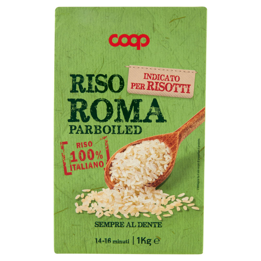 Riso roma parboiled coop sottovuoto scatola kg.1