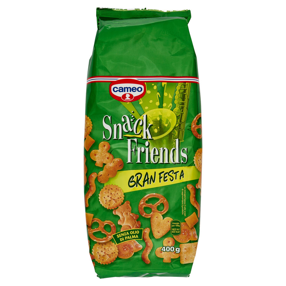 Salatini gran festa cameo snack friends sacchetto g 400