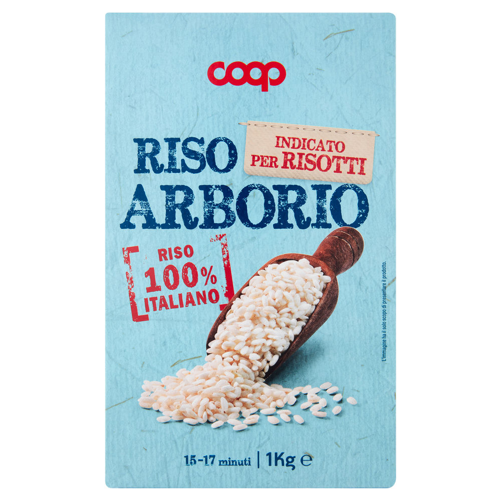 Riso arborio coop scatola  sottovuoto kg.1