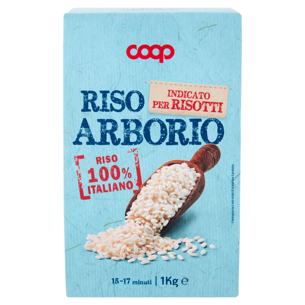 RISO ARBORIO COOP SCATOLA  SOTTOVUOTO KG.1 - 6