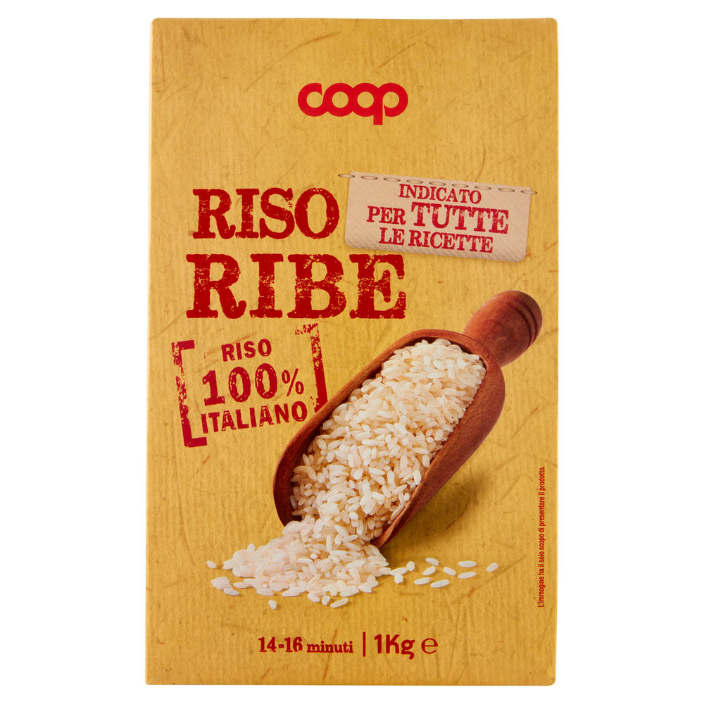 Riso coop ribe s/v scatola kg.1