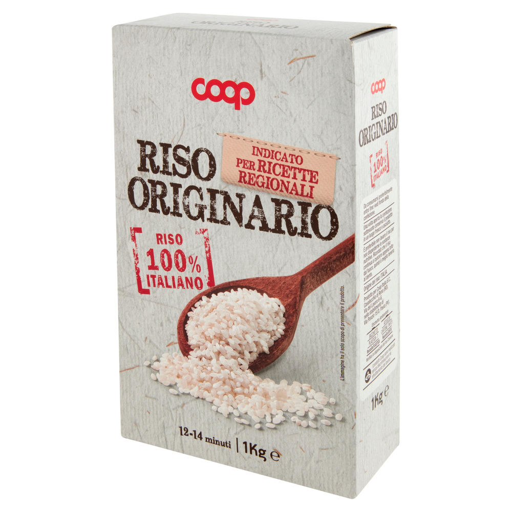 RISO COOP ORIGINARIO SOTTOVUOTO SCATOLA  KG.1 - 7