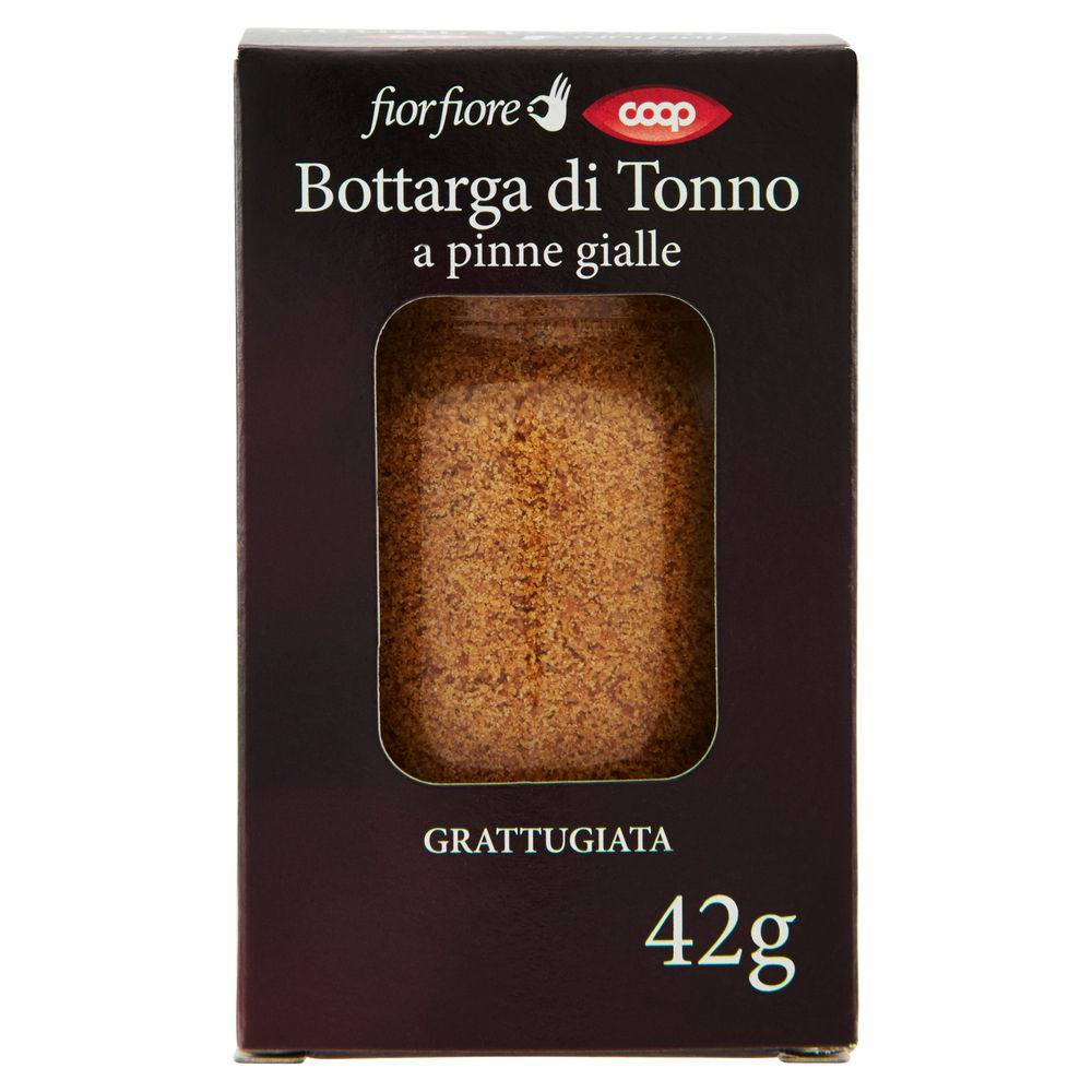 Bottarga di tonno coop fior fiore grattugiata v.v. g .42