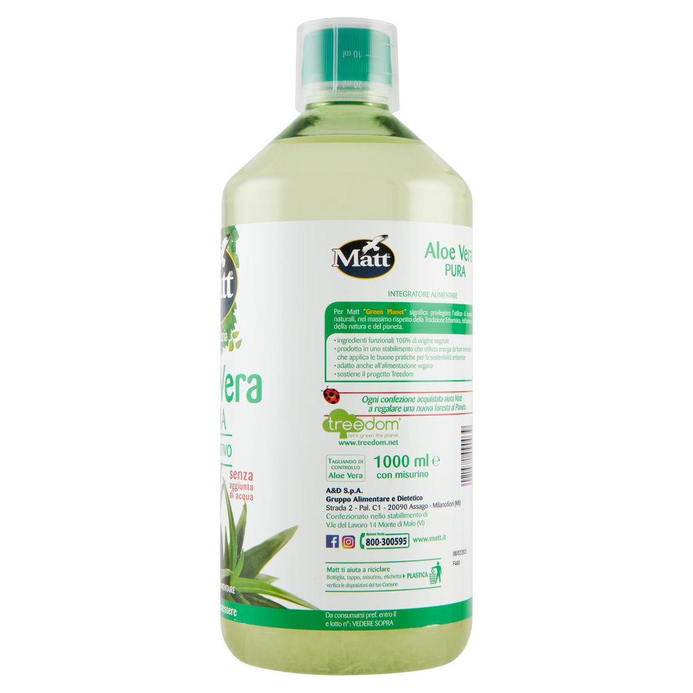 FITOSUCCO ALOE VERA ACTIV MATT&DIET BOTTIGLIA LT 1 - 7