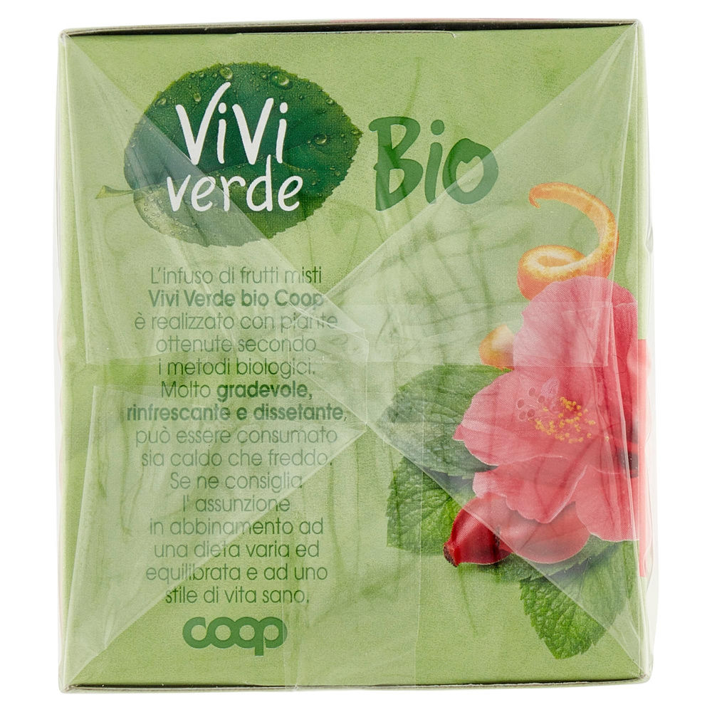 INFUSO FRUTTI MISTI BIO VIVI VERDE COOP 20 FILTRI SCATOLA G 60 - 5