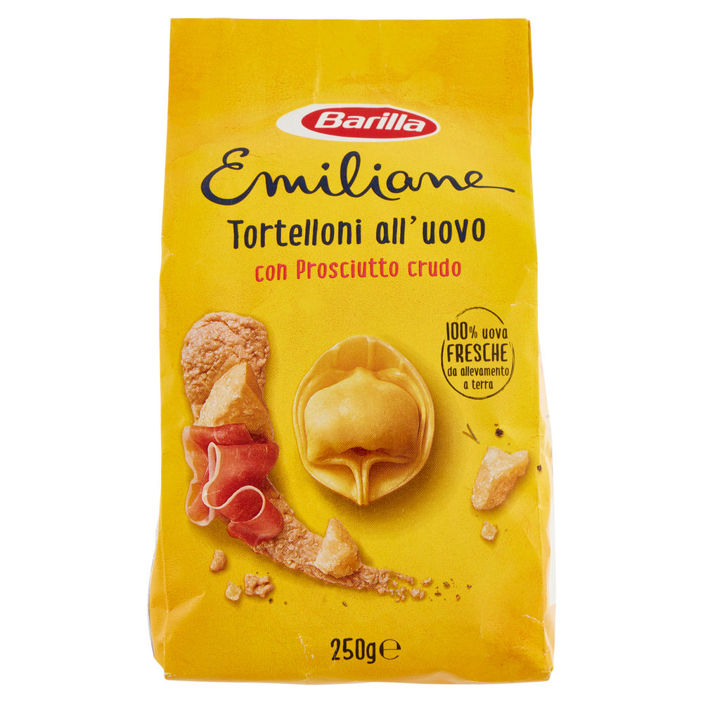 Pasta uovo  tortelloni al prosciutto crudo  e parmigiano barilla g 250